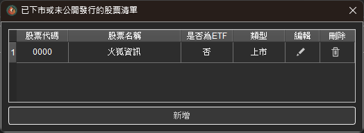 開啟併購設定的按鈕